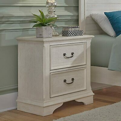 Liberty Furniture Industries Bayside 2 Drawer Night Stand W24 X D17 H28 White