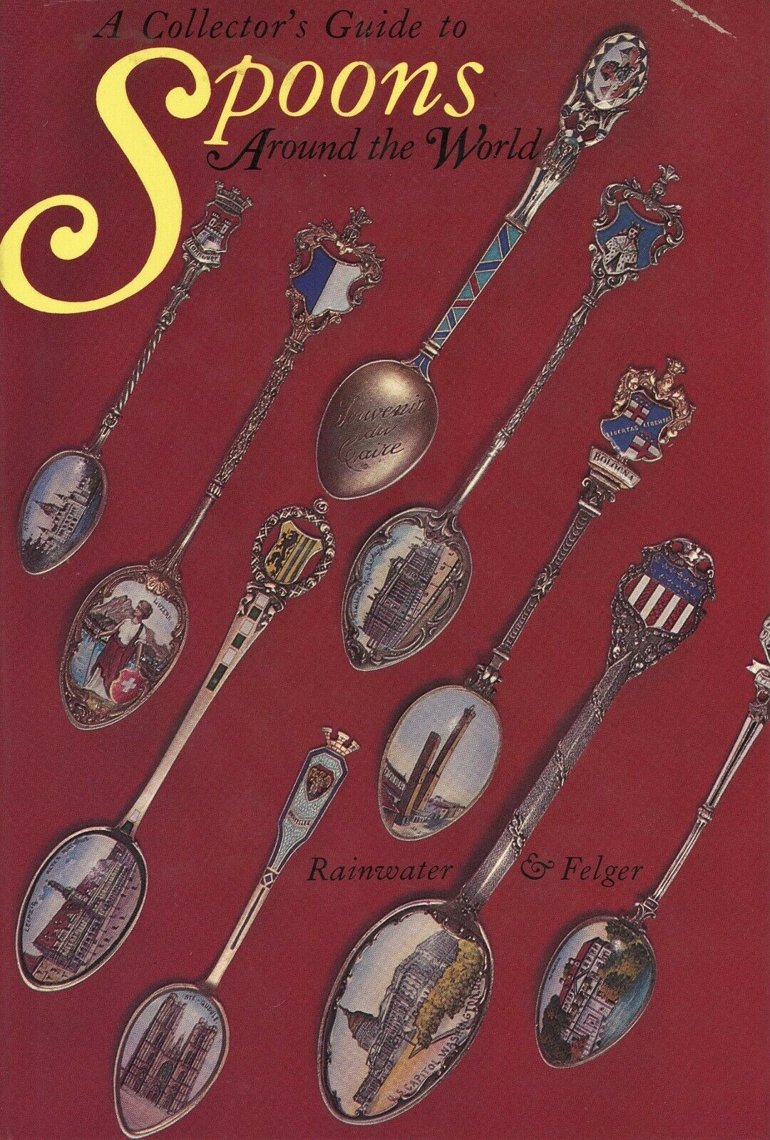 2,000+ Ea. Antique Silver Souvenir Historical Spoons / Former Library Book