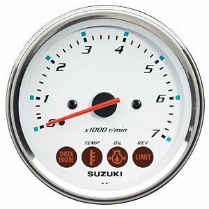 Suzuki Outboard Parts 4" Multifunction Tachometer Monitor Gauge 34200-93j14